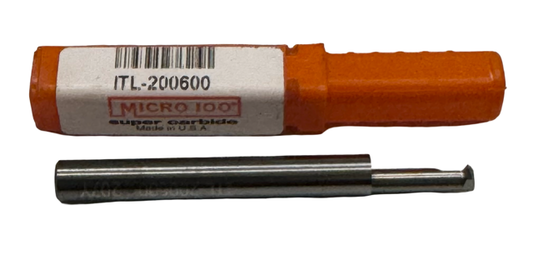 Micro 100 Solid Carbide Internal Threading Tool, .200" Min, 0.045" Projection, Left Hand USA