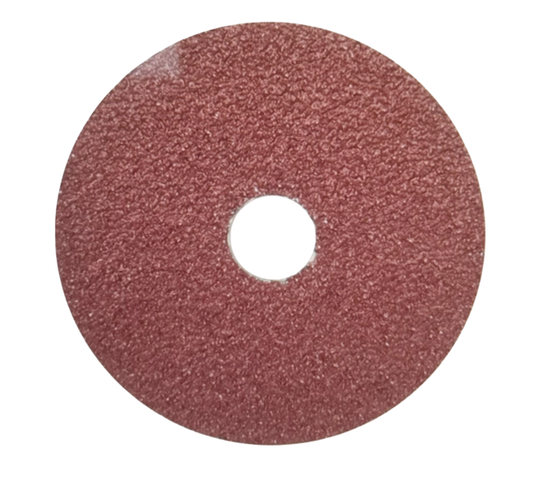 Merit 5" x 7/8" Fiber Sanding Discs 24 Grit Ceramic Alumina 25 Pack