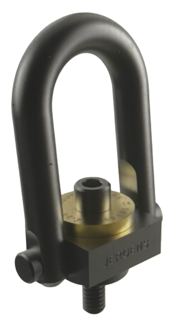 Jergens Center Pull Hoist Ring 1-1/4-8 Thread 15,000 Lbs Load Cap