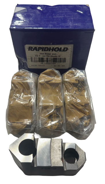 RapidHold Hard Master Jaws, for 4-Jaw 10" Lathe Chucks (4 Piece Set)