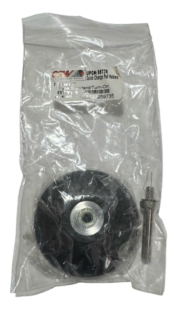 CGW 3" x 1/4" Medium Density Turn-On Back-up Pad