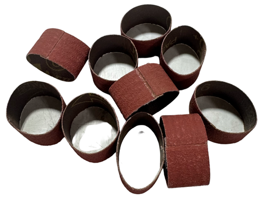 3M 1" x 4-23/32" Sanding Belt 80 Grit X-Weight Cloth Roll 10 Pack