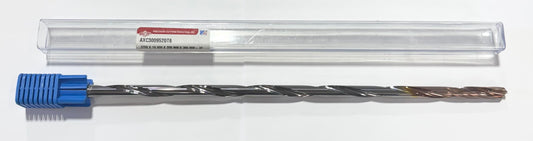 PCT 3/8" Solid Carbide Drill 30xD Triple Margin Coolant Thru ZicroPlus Coated USA