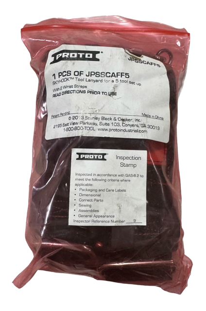 Proto SKYHOOK 5-Tool-Kit, 6 LB Capacity, Carabiner Installation Nylon