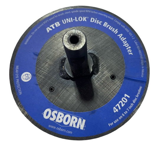 Osborn Uni-Lok Disc Brush Adapter For Use with 6" & 7" Brush Diameter