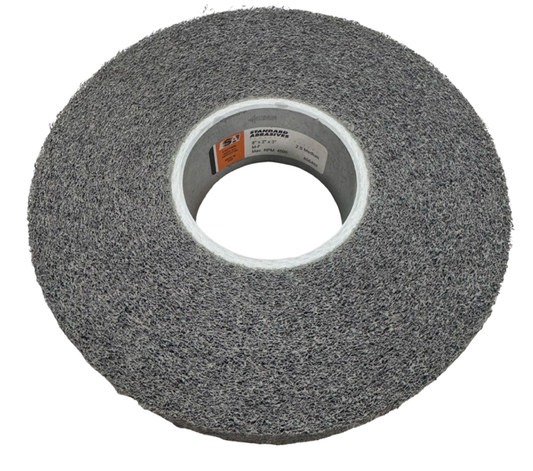 Standard Abrasives 8" x 2" x 3" Deburring Wheel Silicon Carbide - Medium Grit
