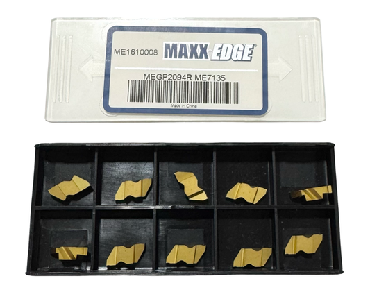 Maxx-Edge Carbide Insert MEGP2094R Grade ME7135 Grooving Inserts 10 Pack