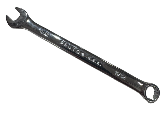 Proto 11/32" Combination Wrench12 Point Full Polish USA Made