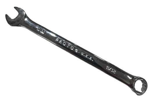 Proto 11/32" Combination Wrench12 Point Full Polish USA Made