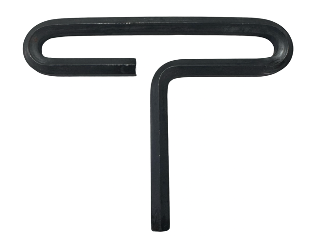 Eklind 3/8" T-Handle Hex Driver, 3" Arm, USA Made 31324