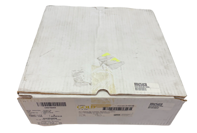 Carborundum 4" x 132" Resin Cloth Sanding Belts 36 Grit Aluminum Oxide 5 Pack