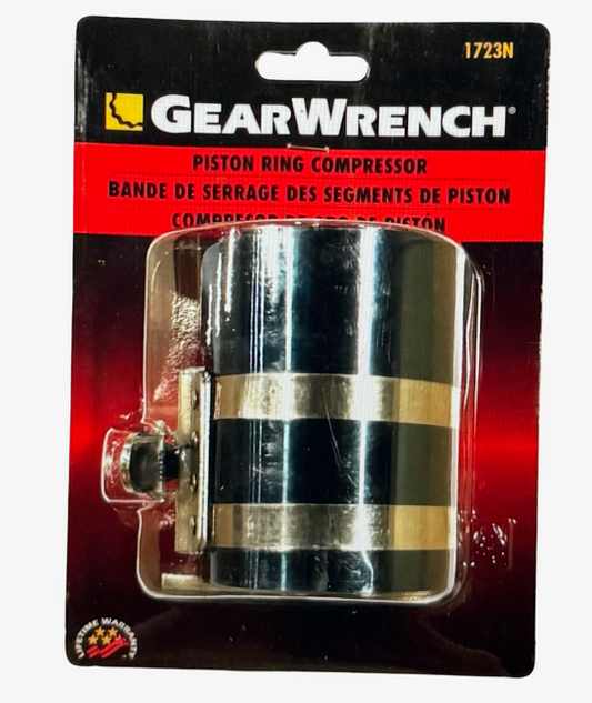 GearWrench Piston Ring Compressor 3-1/2" - 6-1/2" Truck Tractor Mechanics 1723N