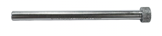 Strauss .394" x .197" Diamond Mandrel, Medium Grit, 1/4" Shank