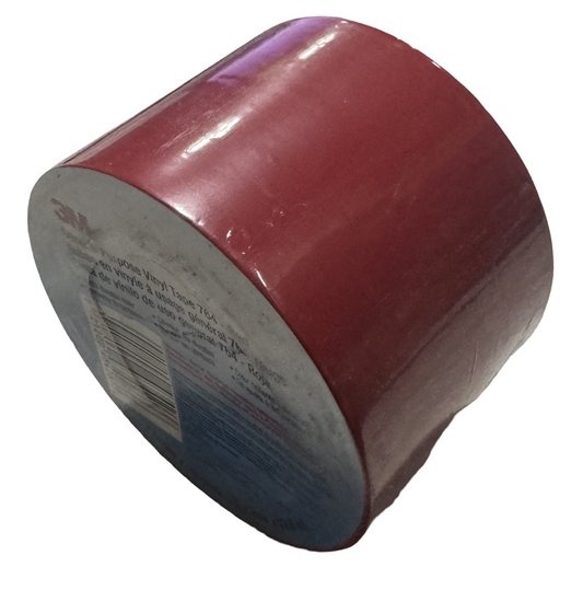 3M 3" x 36 yd General Purpose Vinyl Tape 764 - Red