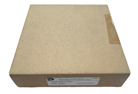 Dumore 4" Grinding Wheel, 1/2" Thick, 1/2" Hole, 46 Grit Aluminum Oxide