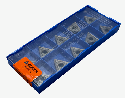 Korloy Carbide Insert TNMG433-RM Grade PC8115 Turning Inserts 10 Pack