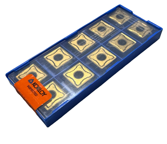 Korloy Carbide Insert SNMG643-VP4 Grade NC9125 Turning Inserts 10 Pack