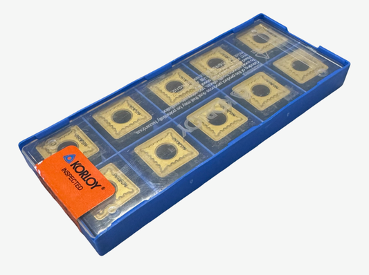 Korloy Carbide Insert SNMG644-GR Grade NC3030 Turning Inserts 10 Pack