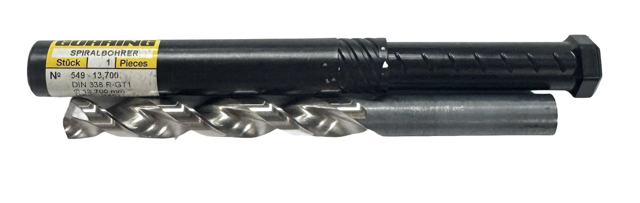 Guhring 13.7mm HSS Drill Bit Jobber Length Parabolic Flute 130 Deg