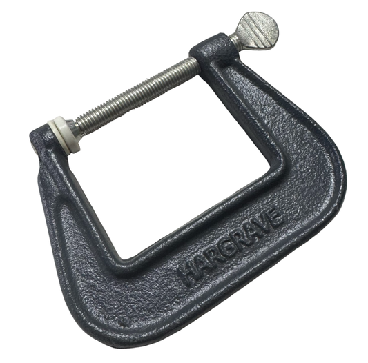 Wilton Hargrave 2-1/2" Junior C-Clamp, 2-5/16" Throat, 500 lbs Force
