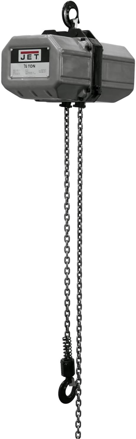 JET 1/2-Ton Electric Chain Hoists in Three Phase with Single Speed