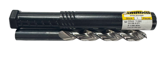 Guhring 35/64" HSS Drill Bit Jobber Length Parabolic Flute 130 Deg