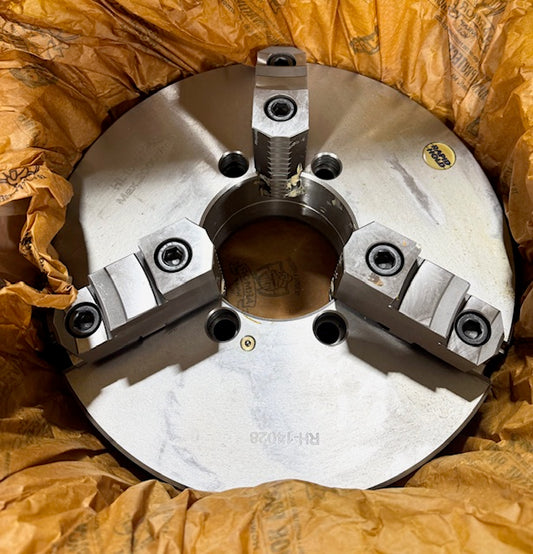 RapidHold 15-3/4" Precision Scroll Chuck, 3-Jaw, A2-8 Mount, 5.354" Thru Hole
