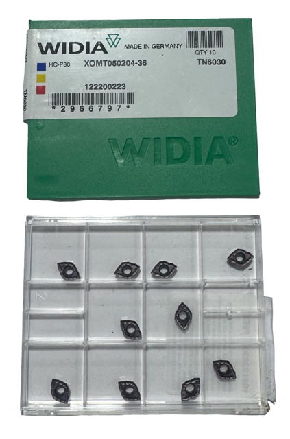 Widia Carbide Insert XOMT050204-36 Grade TN6030 Turning Inserts 10 Pack
