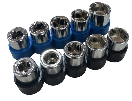 TradesPro 3/8" Drive 10 Piece Socket SAE & Metric 6 Point