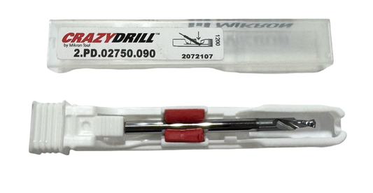 CrazyDrill Solid Carbide Coolpilot Drill 2.PD.02750.090