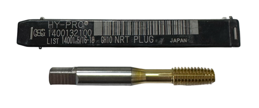 OSG HY-Pro 5/16"-18 Cobalt Thread Forming Tap GH10 Tin Coated