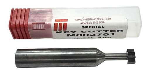 Internal Tool .394 x .185 Solid Carbide Key Cutter USA Made