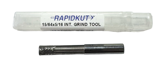 RapidKut 15/64" Solid Carbide Internal Grinding Tool Diamond Cut Clyinder Shape