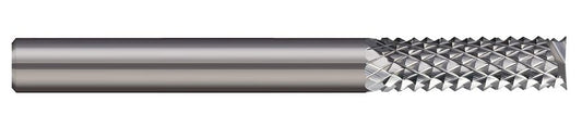 Micro 100 3/16" Solid Carbide Router, Diamond Pattern End Mill USA Made