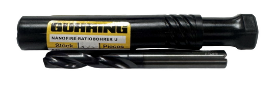 Guhring 5/16" Solid Carbide Drill 3xD nano-FIREX Coated Coolant Thru