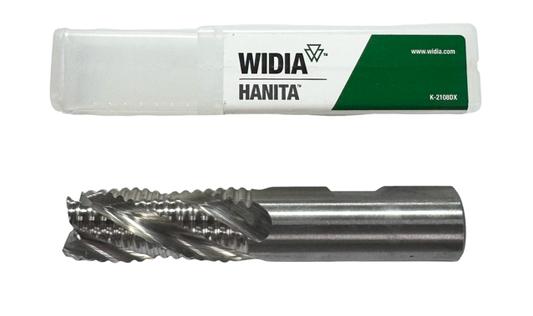 Widia 3/4" Cobalt Roughing End Mill 4 Flute Center Cutting
