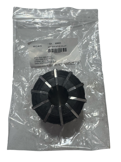 Jacobs J-915 Rubber-Flex Lathe Collet 10 Inserts 5/8" to 3/4" 9560D