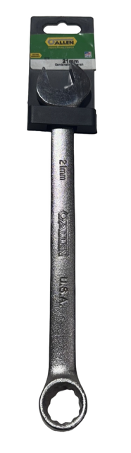 Allen 21mm Combination Wrench 12 Point Satin Chrome USA Made