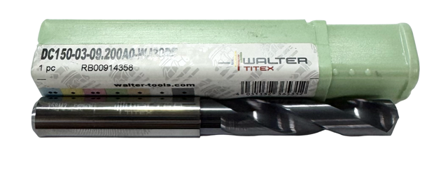 Walter-Titex 9.2mm Solid Carbide Drill 3xD TiNAl Coated 140 Deg Point