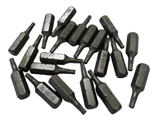 Mibro T10 Security Star Screwdriver Bits, 1" Length 20 Pack
