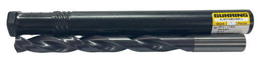 Guhring 17.5mm Solid Carbide Drill 7xD nano-FIREX Coating 2 Flute Coolant Thru