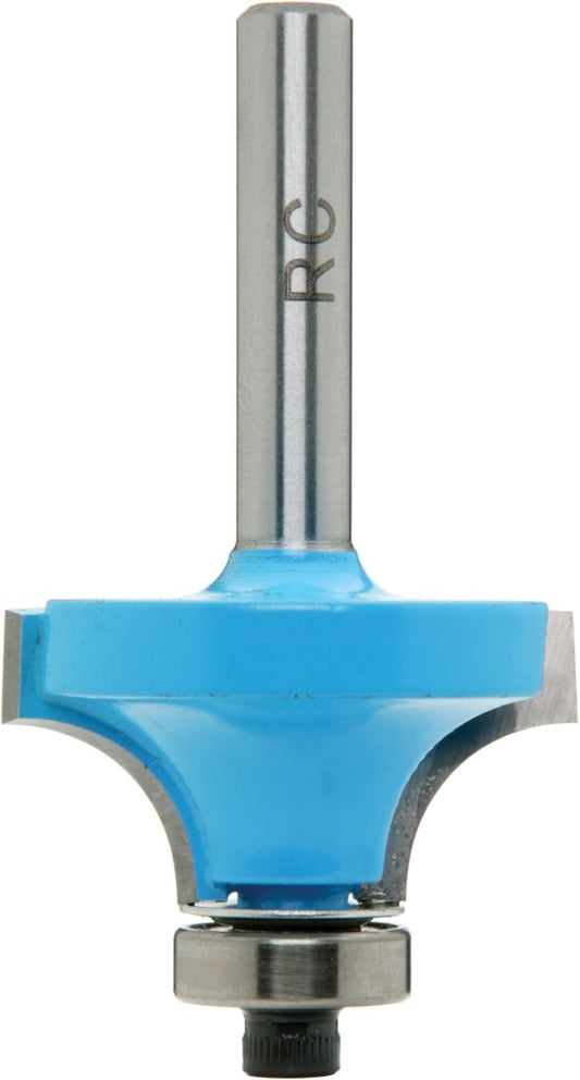 Roman Carbide 3/8" Roundover Carbide Tipped Router Bit 1/4" Shank