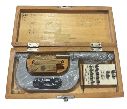 50-70mm Screw Thread Micrometer .01mm Graduation