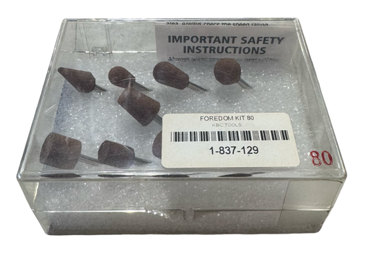 Foredom 9 Piece Heavy Duty Aluminum Oxide Points