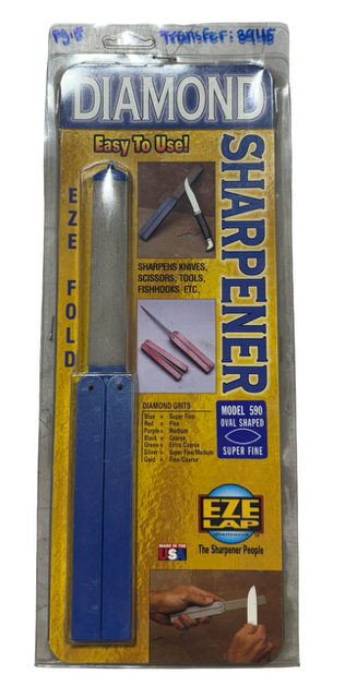 EZE-LAP Fold Super Fine Oval Shaft Diamond Sharpner Model 590