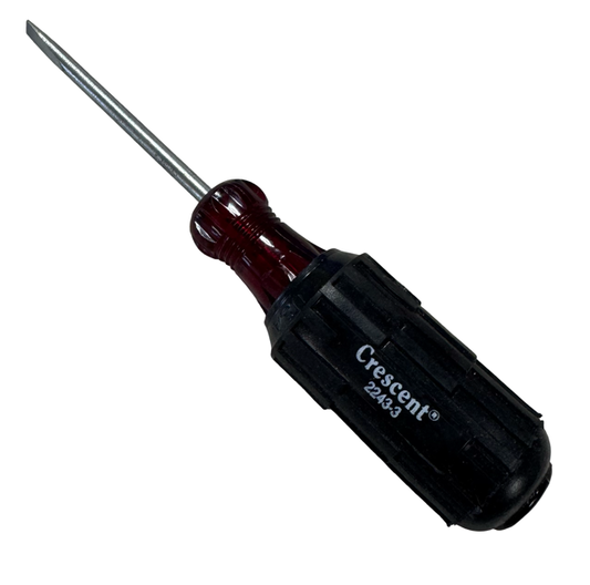 Crescent 3/16" x 6-3/4" Electrician's Slotted Screwdriver Round Shank 22433