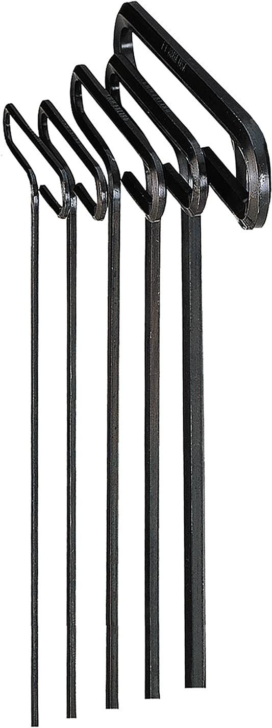 Eklind 5 Piece 9" Standard Grip Hex T-Key Allen Wrench Set 2.5mm to 6mm USA