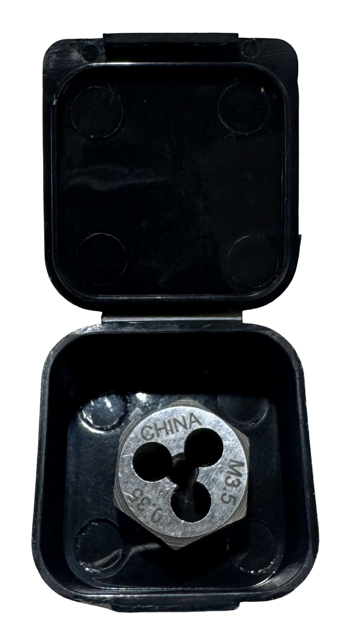 ProCut M3 x 0.35 Special Thread Carbon Steel Hexagon Die