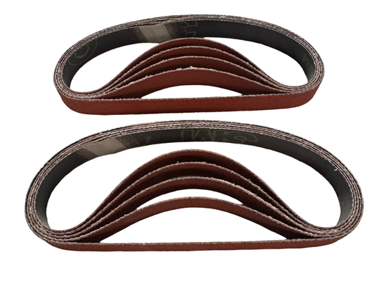 Superior Abrasives 3/4" x 18" Ceramic Sanding Belts 60 Grit 10 Pack