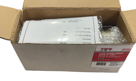 JET 1/4 Ton Lever Hoist with 5ft Lift Model JLP-025A-5